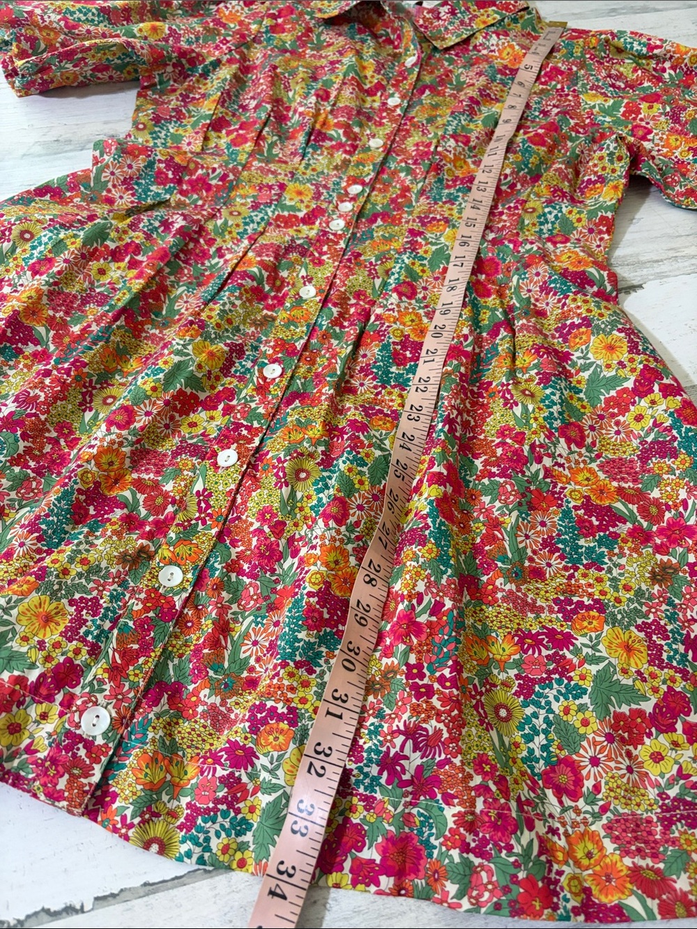 Love the Label Marta Mini Dress in Margaret Annie Liberty Print Size M - Picture 12 of 13